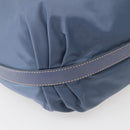 PRADA Shoulder Bag Nylon Light Blue Silver Auth 144144-14