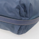 PRADA Shoulder Bag Nylon Light Blue Silver Auth 144144-15