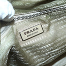 PRADA Shoulder Bag Nylon Light Blue Silver Auth 144144-18