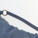 PRADA Shoulder Bag Nylon Light Blue Silver Auth 144144-8