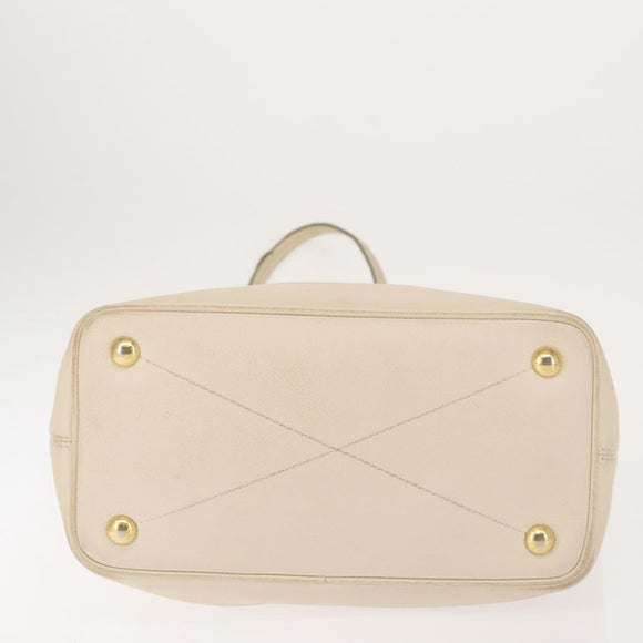 LOUIS VUITTON Monogram Empreinte Citadine PM Tote Bag Neige M40554 Auth 144145
