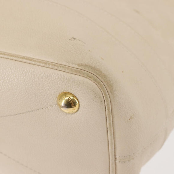 LOUIS VUITTON Monogram Empreinte Citadine PM Tote Bag Neige M40554 Auth 144145