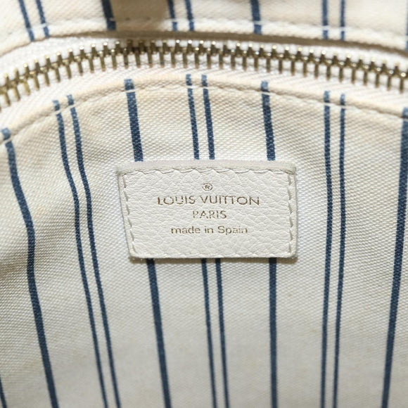 LOUIS VUITTON Monogram Empreinte Citadine PM Tote Bag Neige M40554 Auth 144145