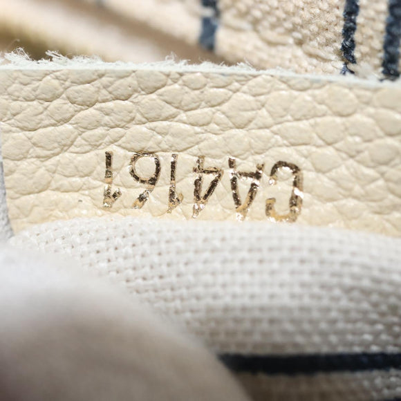 LOUIS VUITTON Monogram Empreinte Citadine PM Tote Bag Neige M40554 Auth 144145