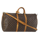 LOUIS VUITTON Monogram Keepall Bandouliere 60 Boston Bag M41412 LV Auth 144148-1