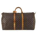 LOUIS VUITTON Monogram Keepall Bandouliere 60 Boston Bag M41412 LV Auth 144148-13