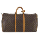 LOUIS VUITTON Monogram Keepall Bandouliere 60 Boston Bag M41412 LV Auth 144148-2