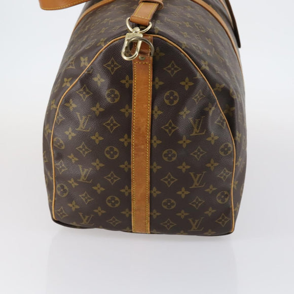 LOUIS VUITTON Monogram Keepall Bandouliere 60 Boston Bag M41412 LV Auth 144148