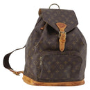LOUIS VUITTON Monogram Montsouris GM Backpack M51135 LV Auth 144150-1