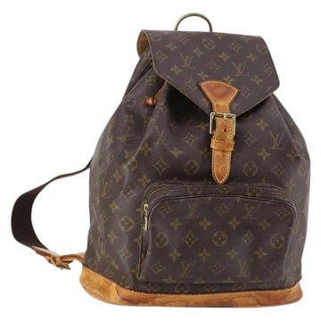 LOUIS VUITTON Monogram Montsouris GM Backpack M51135 LV Auth 144150