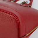LOUIS VUITTON Epi Alma Hand Bag Castilian Red M52147 LV Auth 144152-10