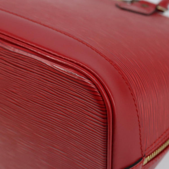 LOUIS VUITTON Epi Alma Hand Bag Castilian Red M52147 LV Auth 144152