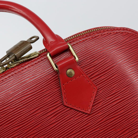 LOUIS VUITTON Epi Alma Hand Bag Castilian Red M52147 LV Auth 144152