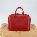 LOUIS VUITTON Epi Alma Hand Bag Castilian Red M52147 LV Auth 144152-24