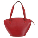 LOUIS VUITTON Epi Saint Jacques Shopping Shoulder Bag Red M52277 LV Auth 144153-13