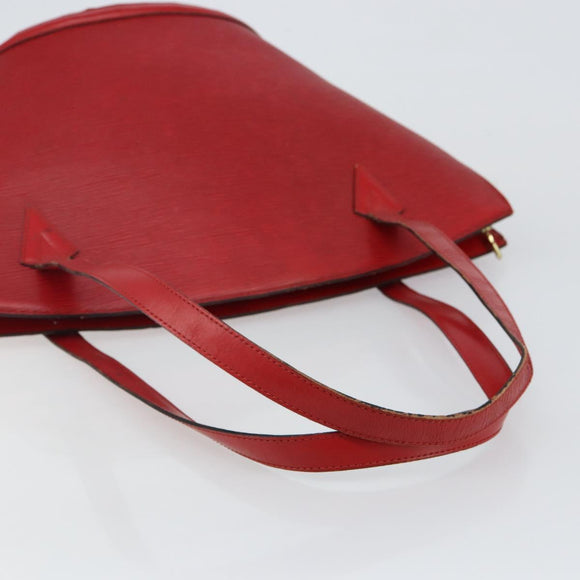 LOUIS VUITTON Epi Saint Jacques Shopping Shoulder Bag Red M52277 LV Auth 144153