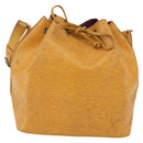 LOUIS VUITTON Epi Petit Noe Shoulder Bag Yellow M44109 LV Auth 144154-13