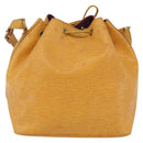 LOUIS VUITTON Epi Petit Noe Shoulder Bag Yellow M44109 LV Auth 144154-2