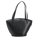 LOUIS VUITTON Epi Saint Jacques Shopping Bag Black M52262 LV Auth 144155-1
