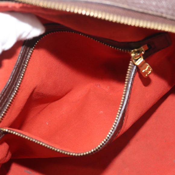 LOUIS VUITTON Damier Ebene Brera Hand Bag N51150 LV Auth 144157