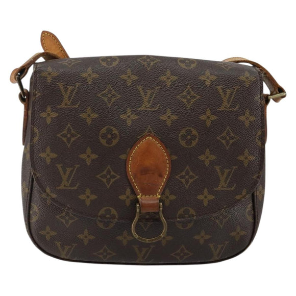 LOUIS VUITTON Monogram Saint Cloud GM Shoulder Bag M51242 LV Auth 144160