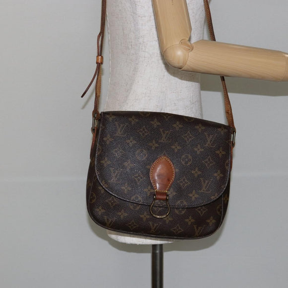 LOUIS VUITTON Monogram Saint Cloud GM Shoulder Bag M51242 LV Auth 144160
