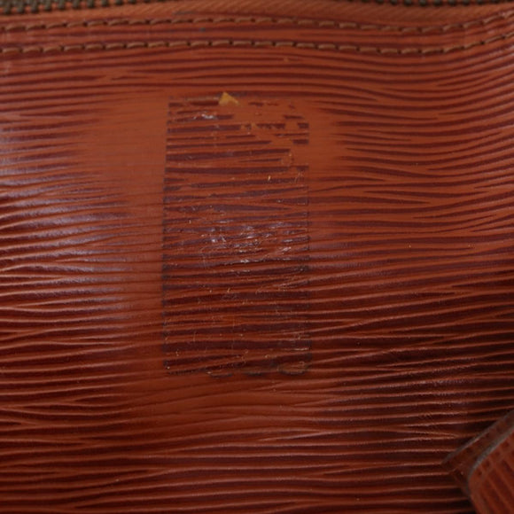 LOUIS VUITTON Epi Keepall 60 Boston Bag Vintage Brown M42948 LV Auth 144167