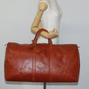 LOUIS VUITTON Epi Keepall 60 Boston Bag Vintage Brown M42948 LV Auth 144167-24
