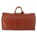 LOUIS VUITTON Epi Keepall 60 Boston Bag Vintage Brown M42948 LV Auth 144167-2