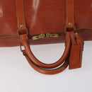 LOUIS VUITTON Epi Keepall 60 Boston Bag Vintage Brown M42948 LV Auth 144167-7