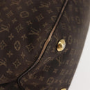 LOUIS VUITTON Monogram Idylle Ballad PM Tote Bag Dark Brown M40573 Auth 144172-8