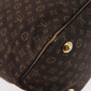 LOUIS VUITTON Monogram Idylle Ballad PM Tote Bag Dark Brown M40573 Auth 144172-16