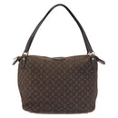 LOUIS VUITTON Monogram Idylle Ballad PM Tote Bag Dark Brown M40573 Auth 144172-13