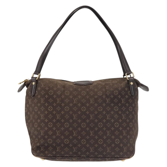 LOUIS VUITTON Monogram Idylle Ballad PM Tote Bag Dark Brown M40573 Auth 144172