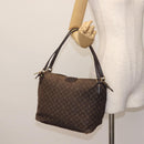 LOUIS VUITTON Monogram Idylle Ballad PM Tote Bag Dark Brown M40573 Auth 144172-21