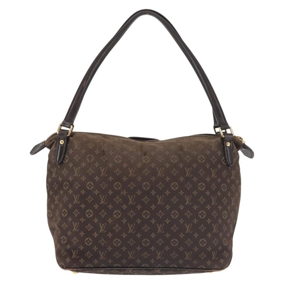 LOUIS VUITTON Monogram Idylle Ballad PM Tote Bag Dark Brown M40573 Auth 144172