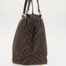 LOUIS VUITTON Monogram Idylle Ballad PM Tote Bag Dark Brown M40573 Auth 144172-3