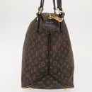 LOUIS VUITTON Monogram Idylle Ballad PM Tote Bag Dark Brown M40573 Auth 144172-4