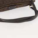LOUIS VUITTON Monogram Idylle Ballad PM Tote Bag Dark Brown M40573 Auth 144172-7