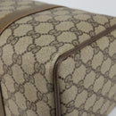 GUCCI GG Supreme Web Sherry Line Boston Bag PVC Beige Gold 40 02 007 Auth 144173-15