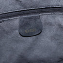 GUCCI Bamboo Shoulder Bag Leather Black Gold Auth 144177-17