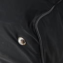 PRADA Boston Bag Nylon Black Silver Auth 144179-12