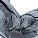 PRADA Boston Bag Nylon Black Silver Auth 144179-19