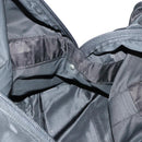 PRADA Boston Bag Nylon Black Silver Auth 144179-20