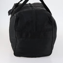 PRADA Boston Bag Nylon Black Silver Auth 144179-4