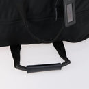 PRADA Boston Bag Nylon Black Silver Auth 144179-7