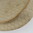 Christian Dior Honeycomb Canvas Shoulder Bag PVC Beige Auth 144185-13