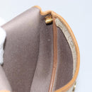 Christian Dior Honeycomb Canvas Shoulder Bag PVC Beige Auth 144185-18