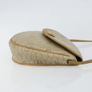 Christian Dior Honeycomb Canvas Shoulder Bag PVC Beige Auth 144185-4