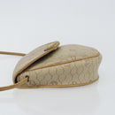 Christian Dior Honeycomb Canvas Shoulder Bag PVC Beige Auth 144185-5